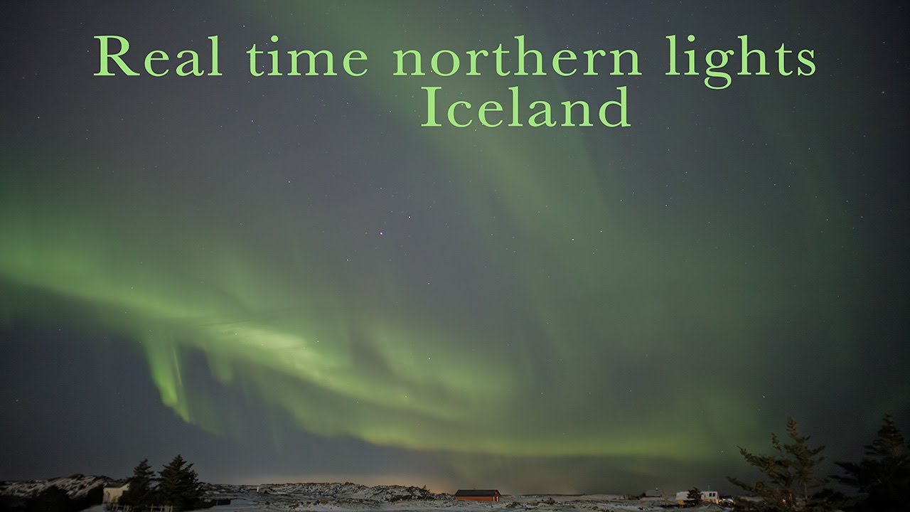 Real time Aurora Iceland 4 jan 2025