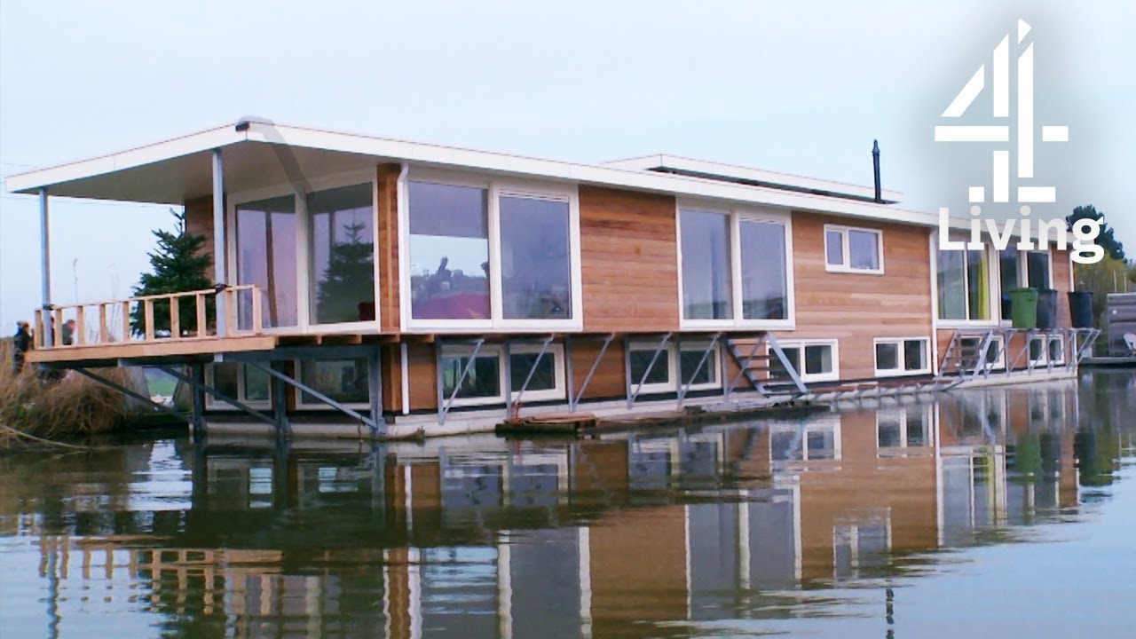 Couple Build HUGE 10-Room Floating Home | My Floating Home