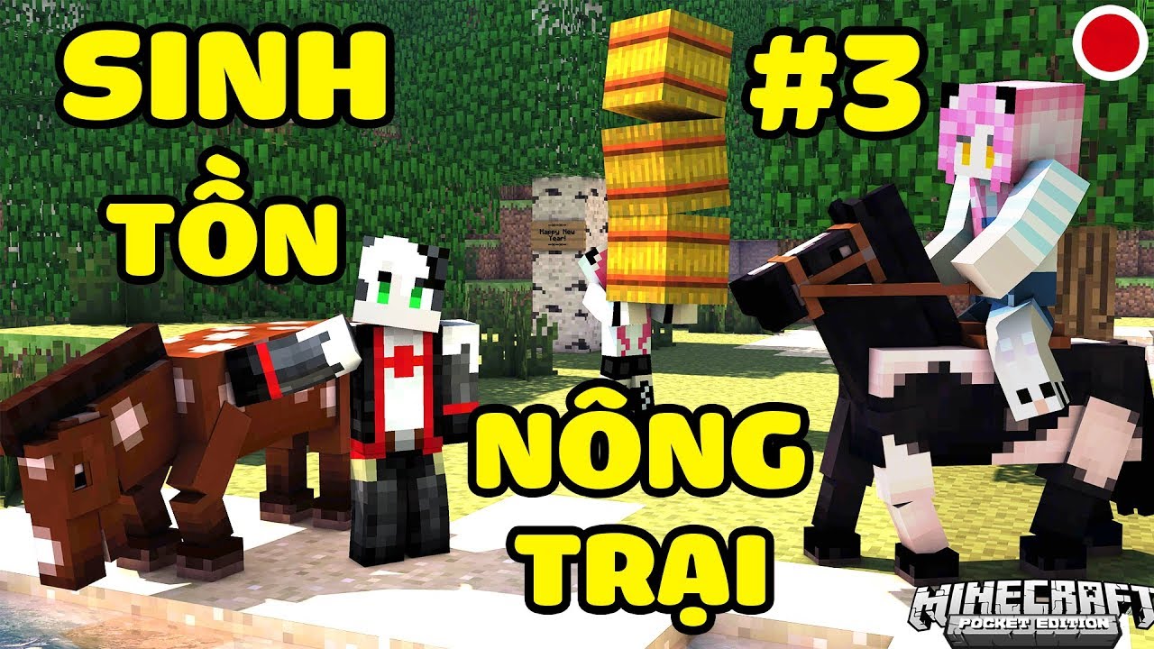 REDHOOD VÀ MỀU THỬ THÁCH SINH TỒN NÔNG TRẠI VUI VẺ TRONG MINECRAFT TẬP 3:MỀU TRIỆU HỒI THẦN NÔNG