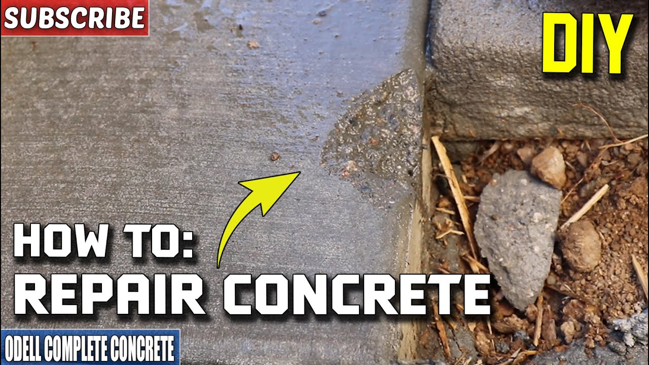 How to fix Damaged, Cracked, or Chipped Concrete