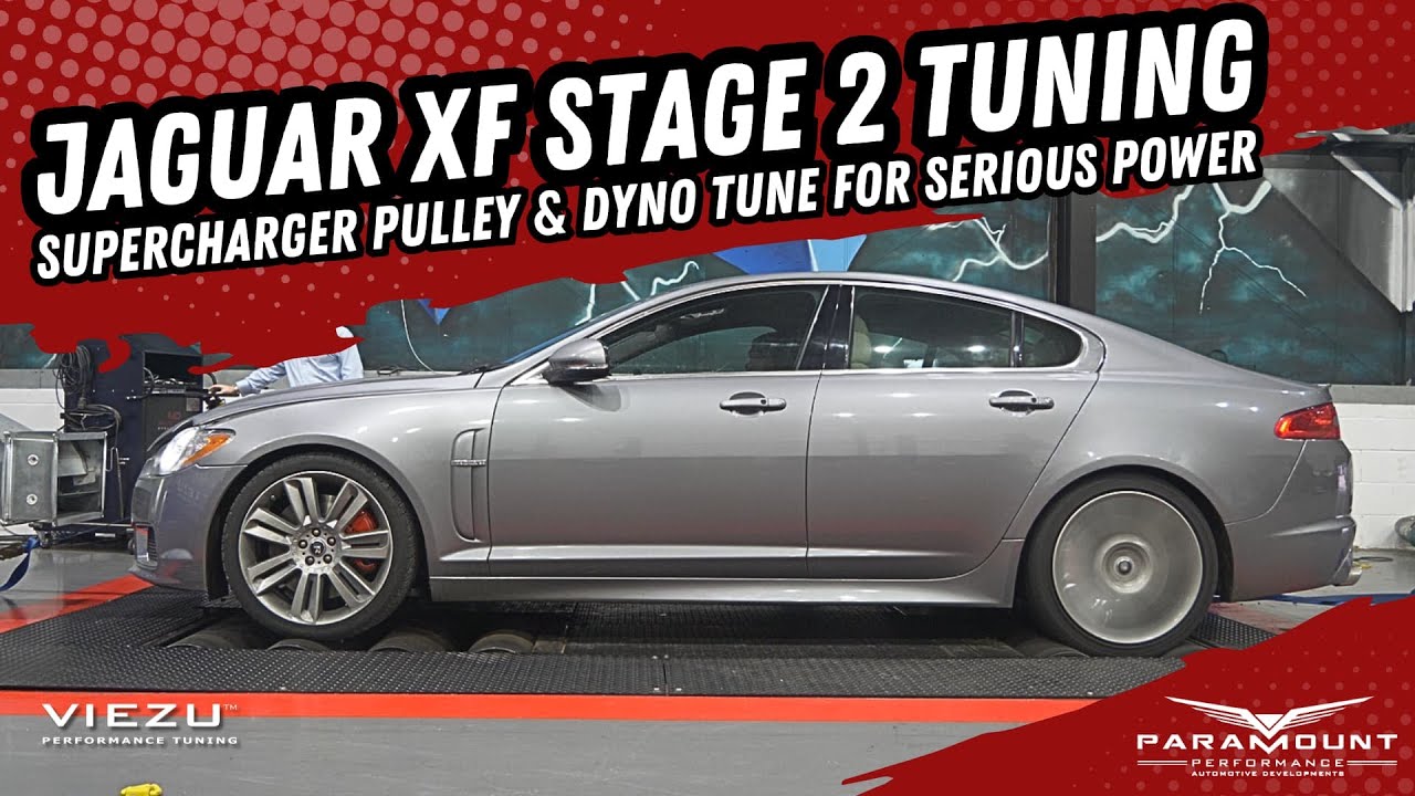 Jaguar XF Stage 2 | Шкив нагнетателя и настройка динамометра для серьёзной мощности