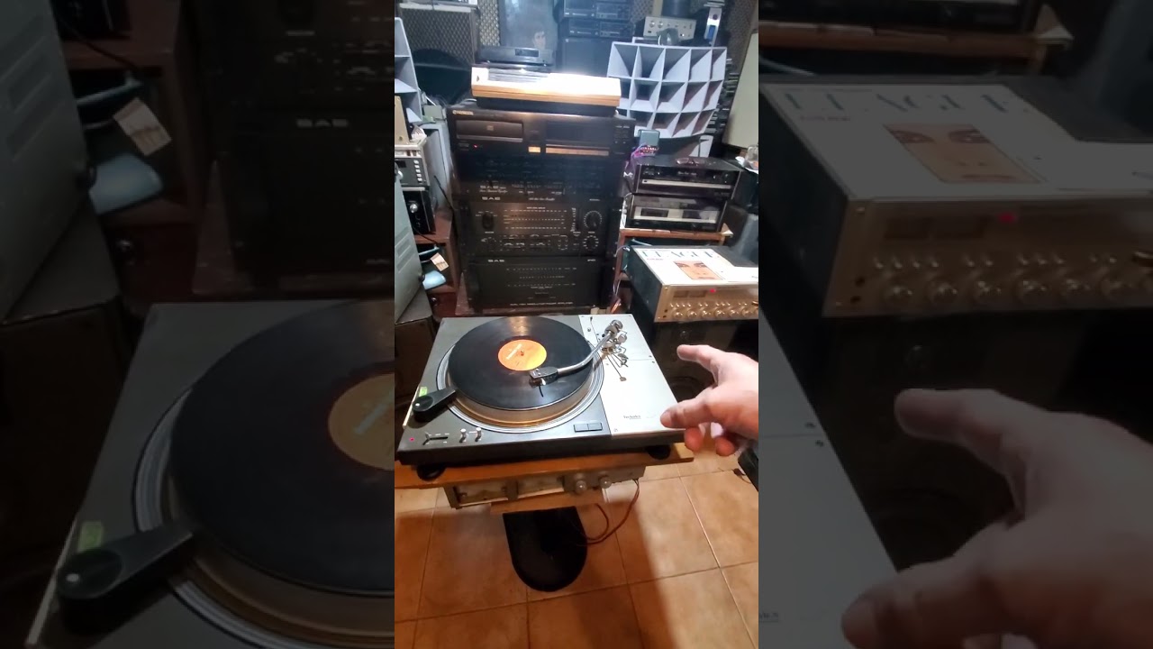 TECHNICS SL 1100 + SME 3009 ! FANTASTIC TURNTABLE ! JBL LX 55 , MARANTZ 2265b OLD SCHOOL SOUND !!