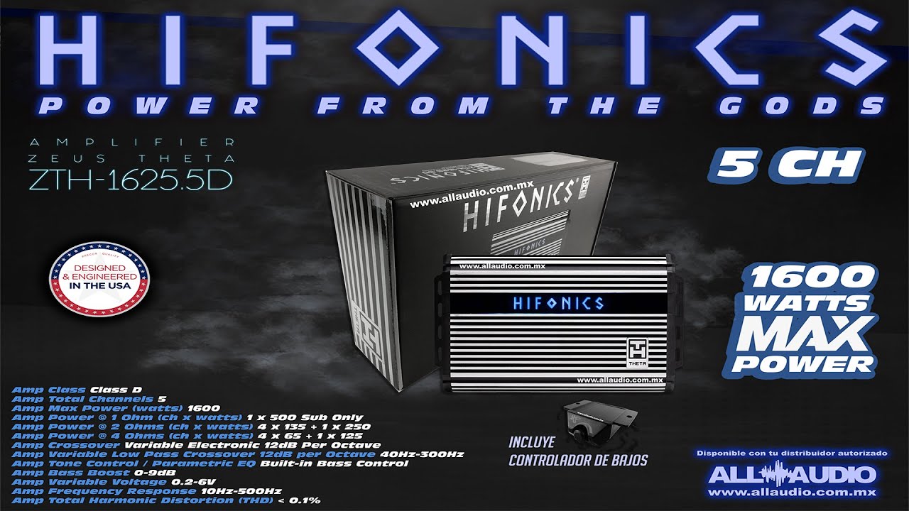 UnBoxing -  Hifonics ZTH-1625.5D