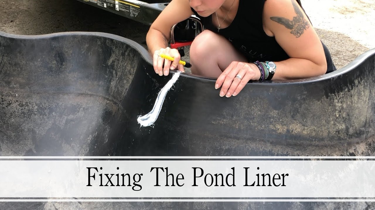 Fixing The Crack In Our Pond Liner