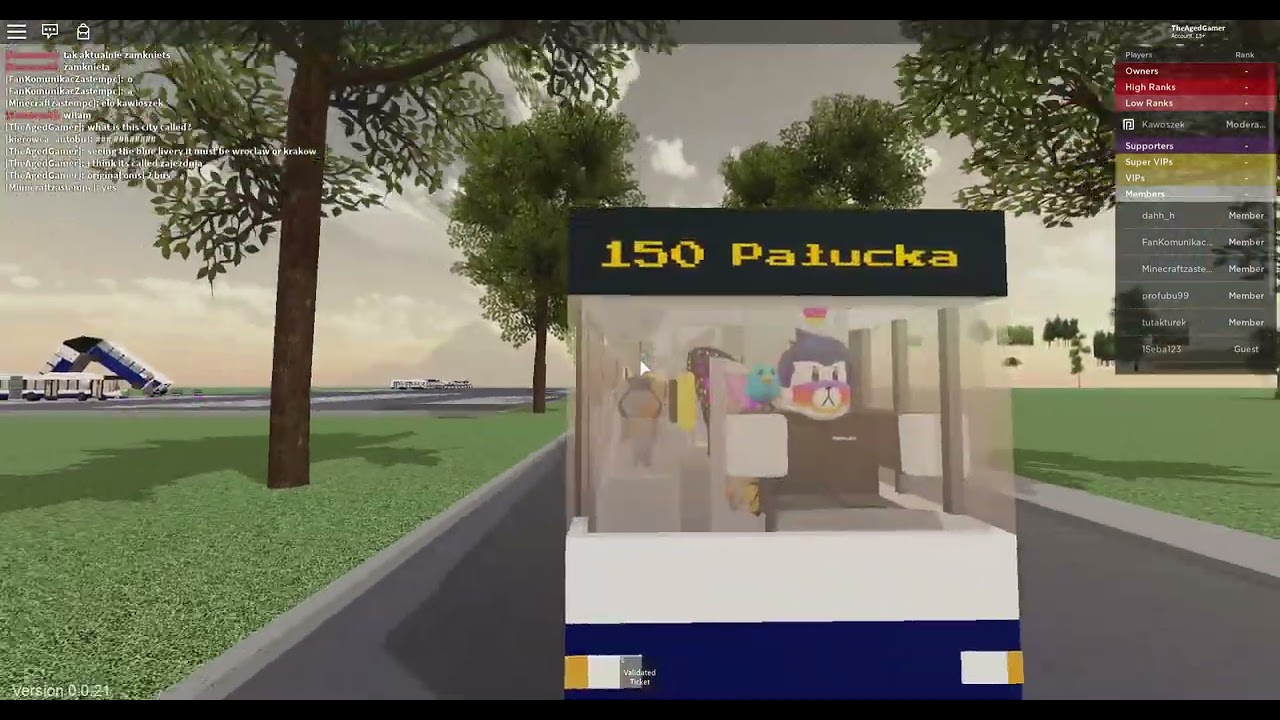 Roblox. Urbanmove 4. Bus 150 Full Journey Ride From Zajezdnia Autobusowa To Pałucka.
