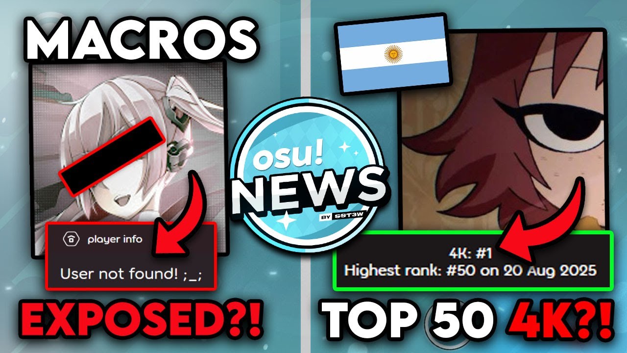 Rank 2 USA Player Got Exposed for Cheating... | Saragi Achieved Mania History?! osu! News