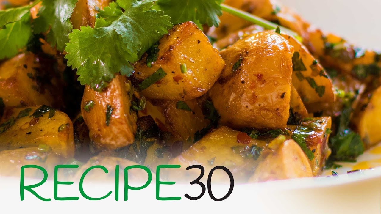 Spicy Garlic Potatoes The Lebanese Batata Harra