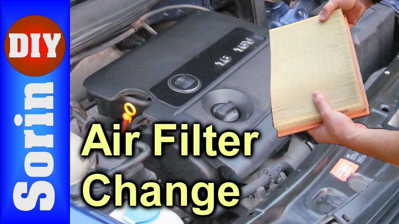 Engine Air Filter Replacement - Seat Leon 1m / Toledo 2 / Golf 4 / Bora - 1.6 16v