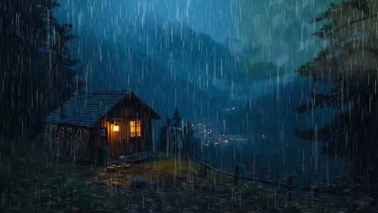 Rain Sounds for Sleeping and Studying | Relaxing Rain ASMR for Focus and Calm Mind