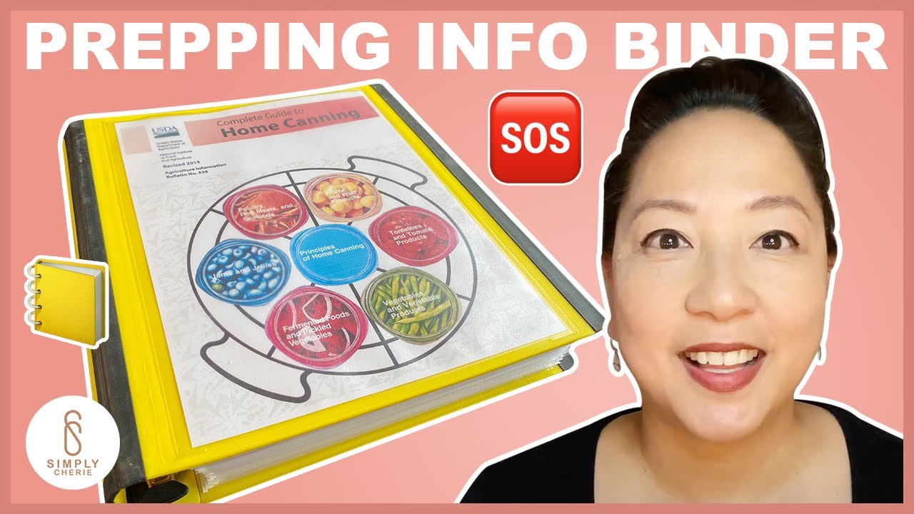 How to Organize a Binder (for prepping info)