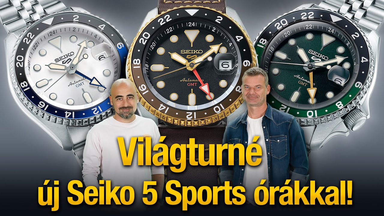 Világturné új Seiko 5 Sports órákkal! Seiko Boutique TV S05E07