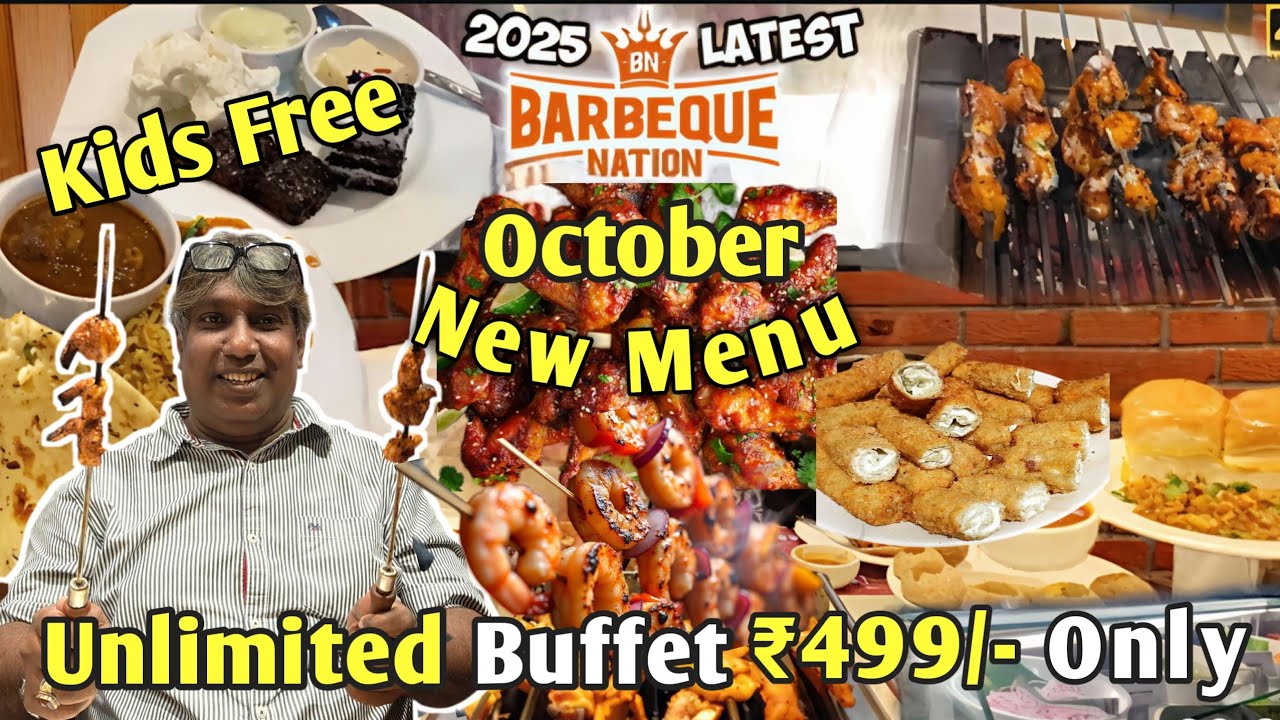Barbeque Nation mein sirf ₹499 mein unlimited buffet dinner! 🤩 Kya loot offer hai, bhai!