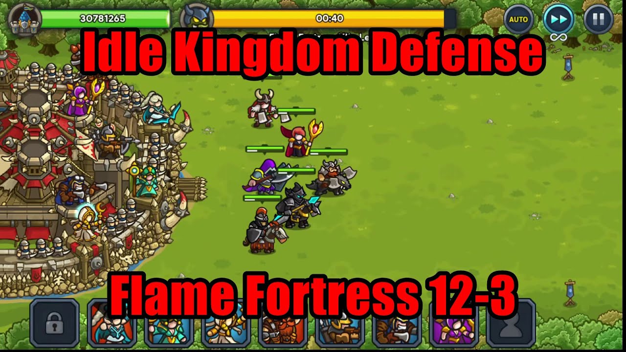 Idle Kingdom Defense - Will We Roast Flame Fortress 12-3?! #IdleKingdomDefense