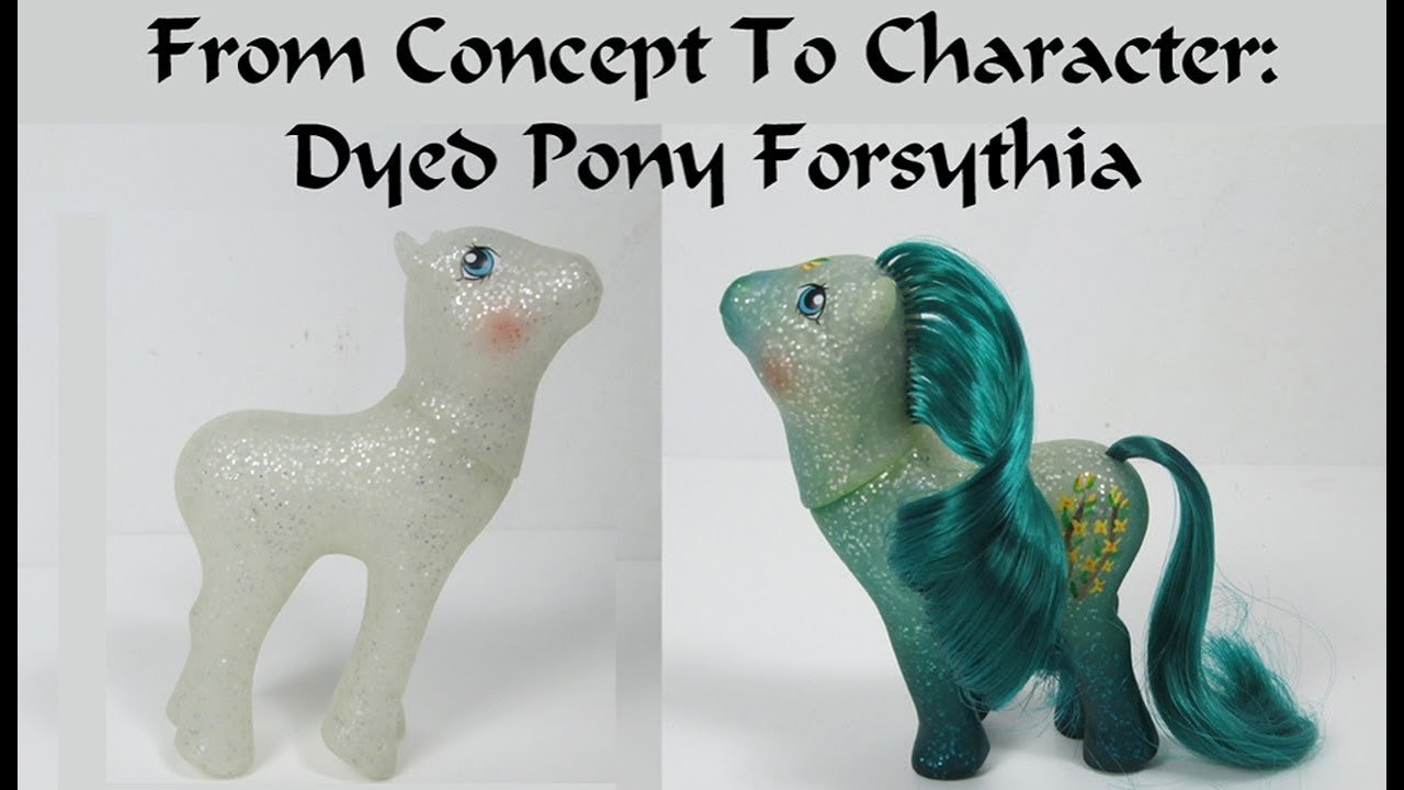 From Concept to Character: How To Dip-Dye a Sparkle HQG1c Pony