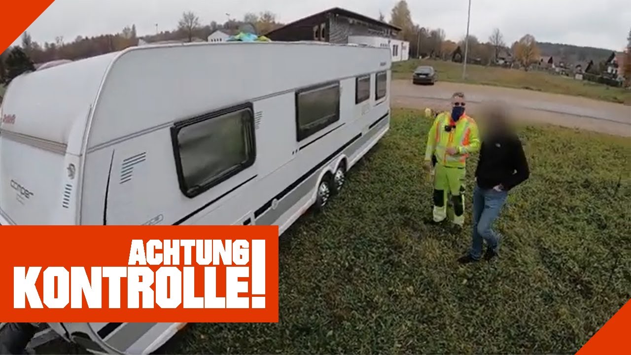 Illegaler Stellplatz für Wohnwagen! 