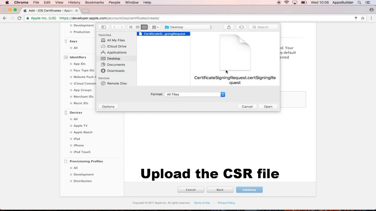 How to create Apple Certificates - Step 3: App ID registration and Push Certificate creation