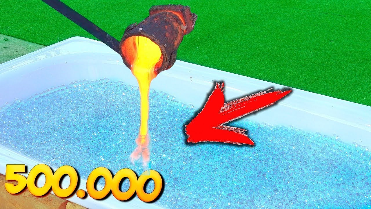 EKSPERIMEN: Kolam dengan bola ORBIZ VS LAVA?! // Si Gila Timon