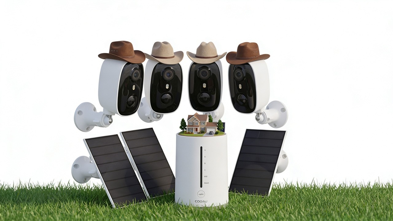 (English) COOAU F5 Home Security System