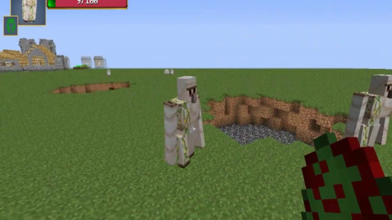 Minecraft Mob Battles - The Mutant Beasts vs. Iron Golem/s