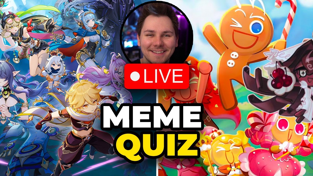 🔴GENSHIN MEME QUIZ🔴TRYING COOKIE RUN KINGDOM🔴