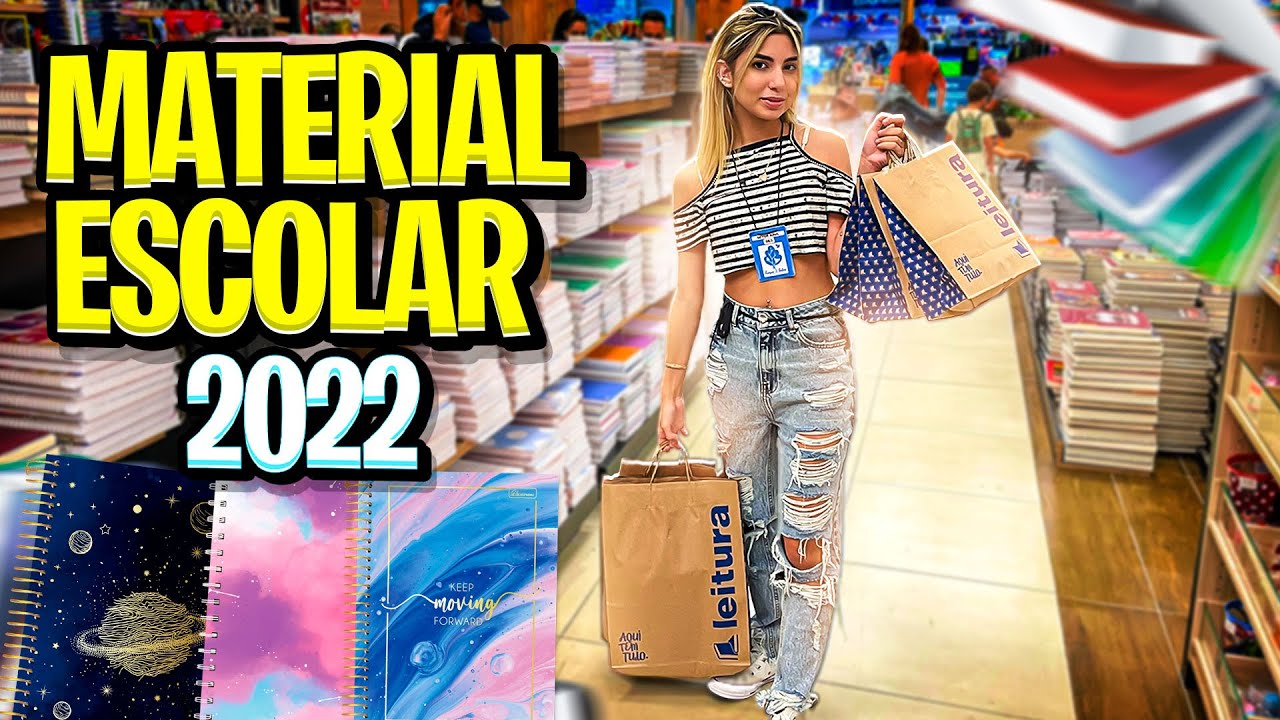COMPRANDO MEU MATERIAL ESCOLAR 2022