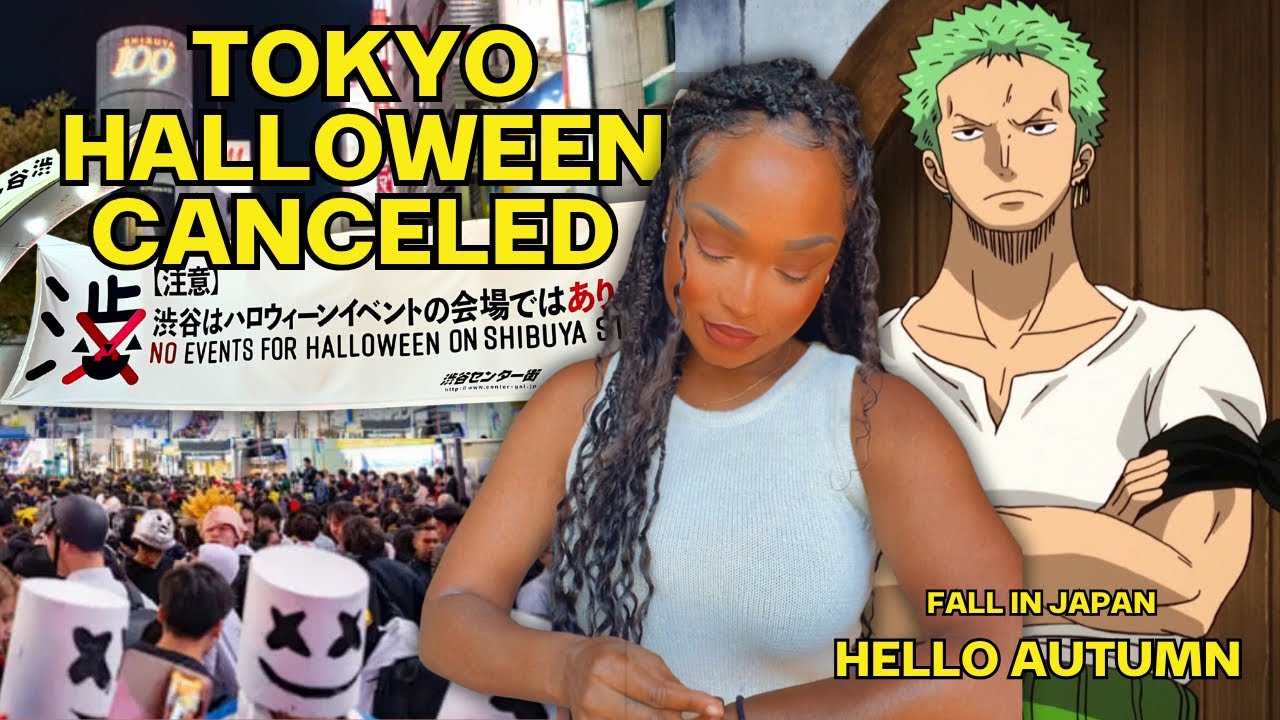 NO TOKYO HALLOWEEN. Japan Autumn vlog. Fall Baking, Zoro Costume