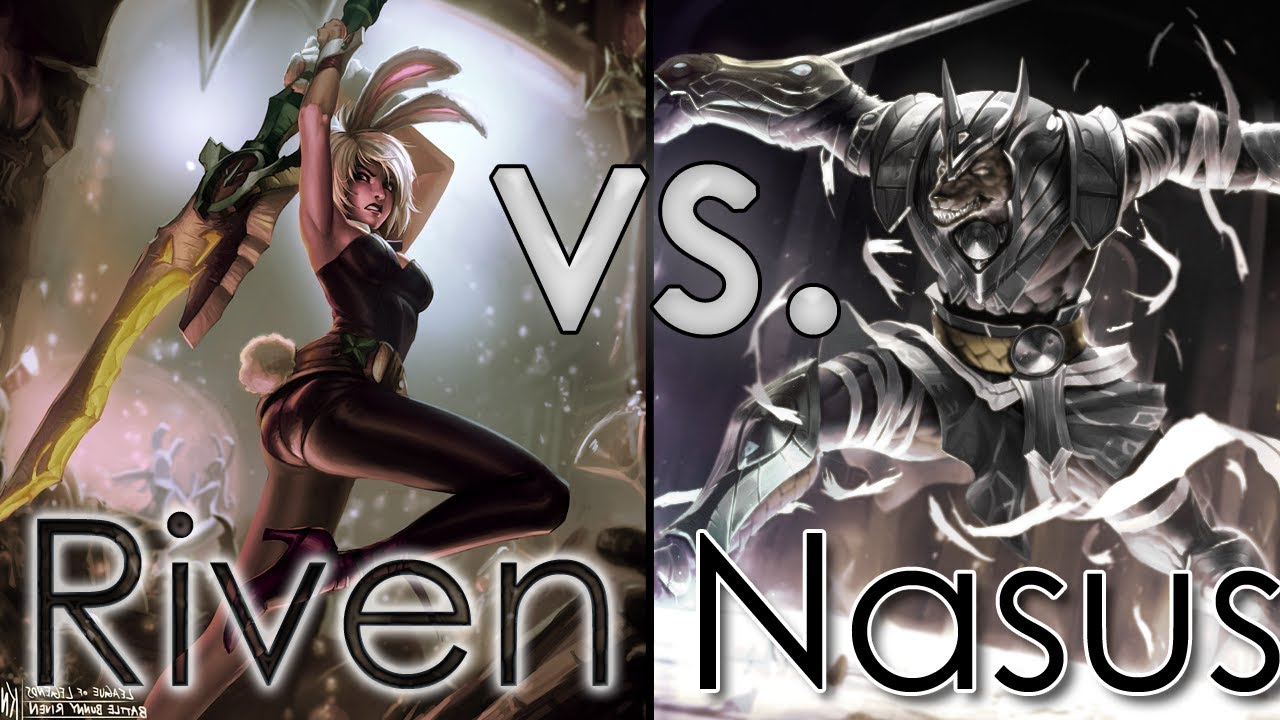 [LoL] League of Legends Riven vs Nasus Top Lane Platinum Ranked Solo Queue - Season 4 Full Game