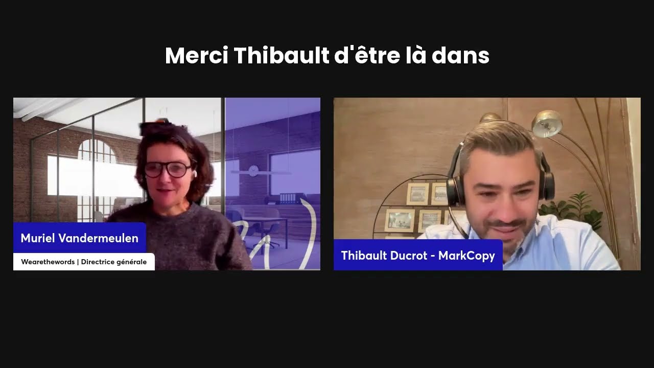 Copywriting & voix de la marque Muriel Vandermeulen et Thibault Ducrot