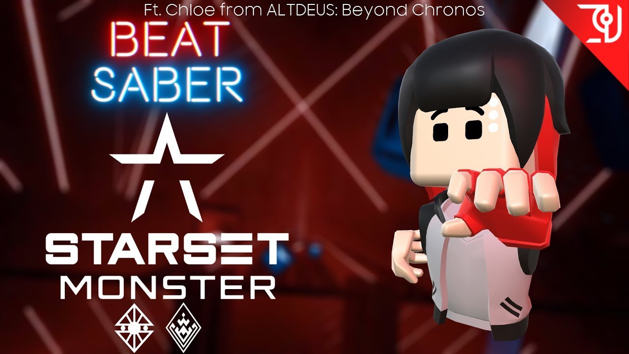 Beat Saber Cinematic (Ft. Chloe from ALTDEUS: Beyond Chronos) │ STARSET - Monster (Old Version)