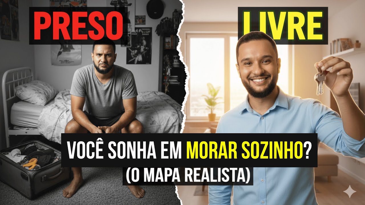 3 PASSOS para MORAR SOZINHO (Sem Vender um Rim)