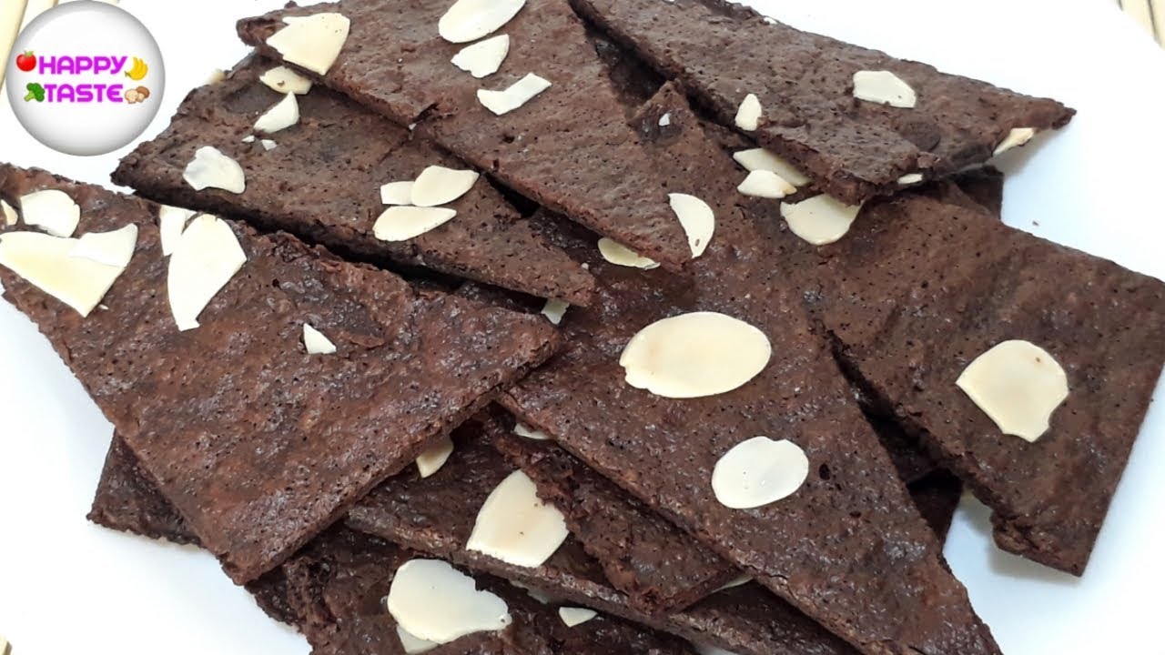 บราวนี่กรอบทำง่ายๆBrownie Brittle| happytaste