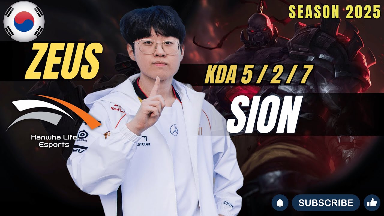 HLE Zeus SION vs OTP FIORA Top - Patch 25.24 KR Ranked | lolrec