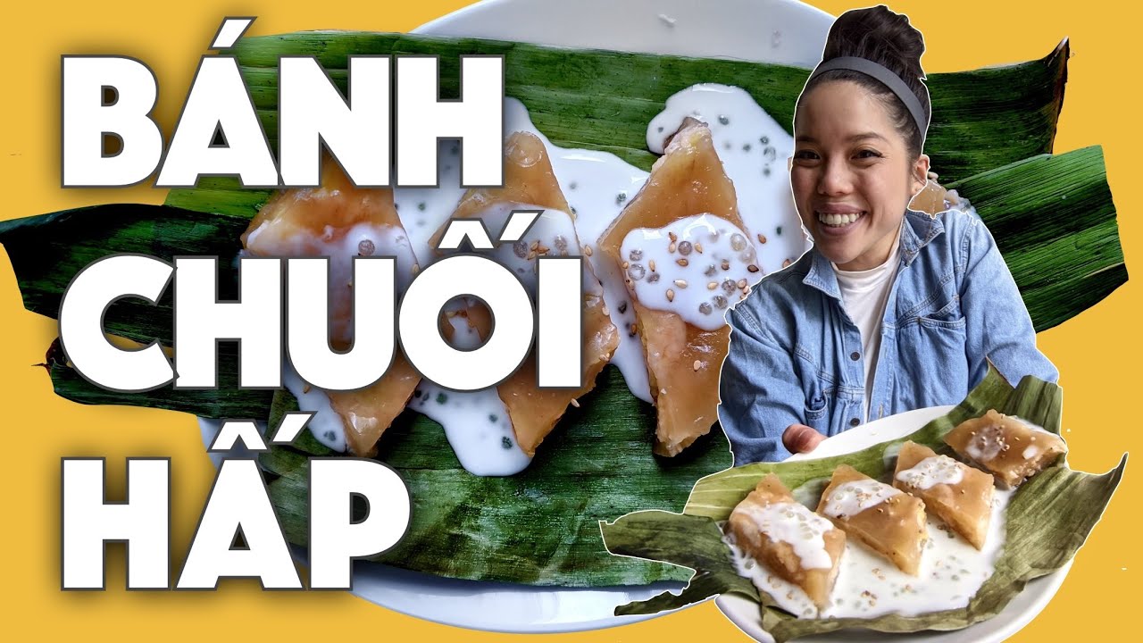 Вьетнамский десерт: Bánh Chuối Hấp (легкий банановый пирог на пару)