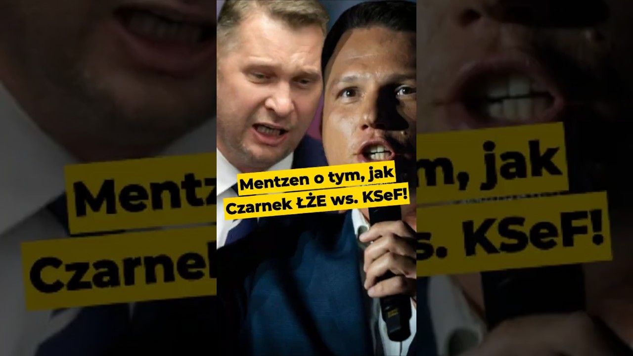Mentzen o tym, jak Czarnek łże ws. KSeF #KSeF #NIK #Tusk #Banaś #gospodarka #polityka #SAFE #PiS