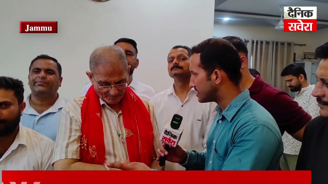 Exclusive:After becoming the new Lieutenant Governor of Ladakh,KAVINDER GUPTA's special conversation