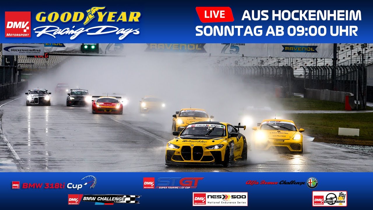 🔴 1. Lauf DMV Goodyear Racing Days - Hockenheimring - 24.03.2024 - Live