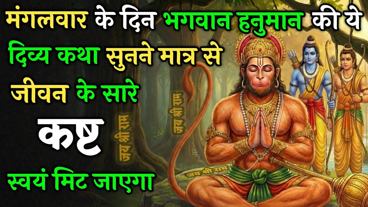 हनुमान जी की ये दिव्य कथा सुनने मात्र से जीवन के सारे कष्ट स्वयं मिट जाएगा ! | Hanuman Vrat Katha