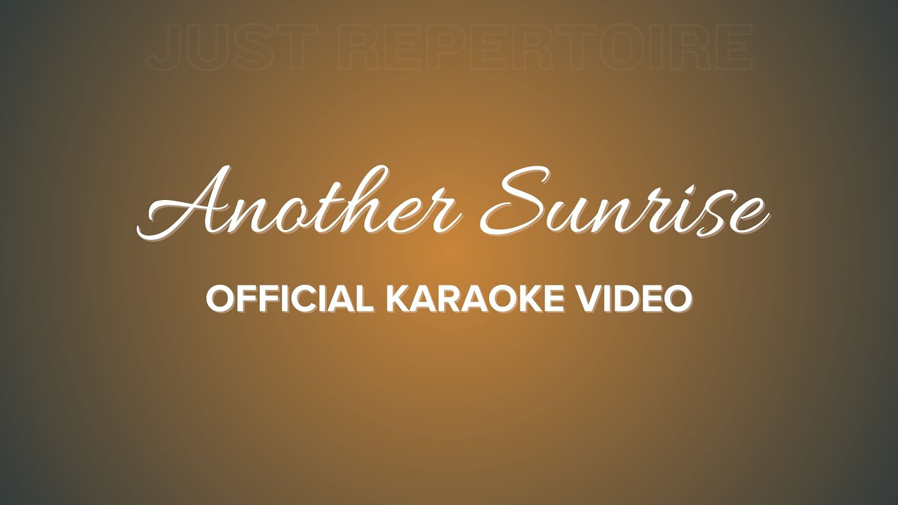 Ron Dioso - Another Sunrise (Official Karaoke Video)  |  Tequila Sunrise (Cover)  |  Minus One