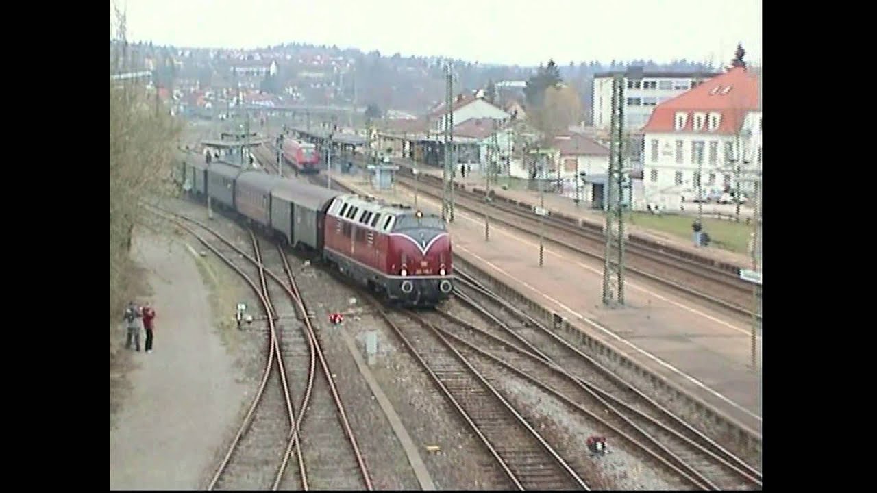 10.April 2004: Schwarzwaldbahn-Sonderfahrt mit V100, V200, 01.5 sowie 110 im Nahverkehr