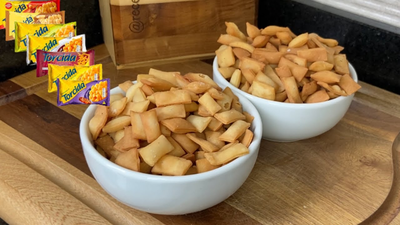 FAÇA SALGADINHO TORCIDA EM CASA COM SÓ 3 INGREDIENTES