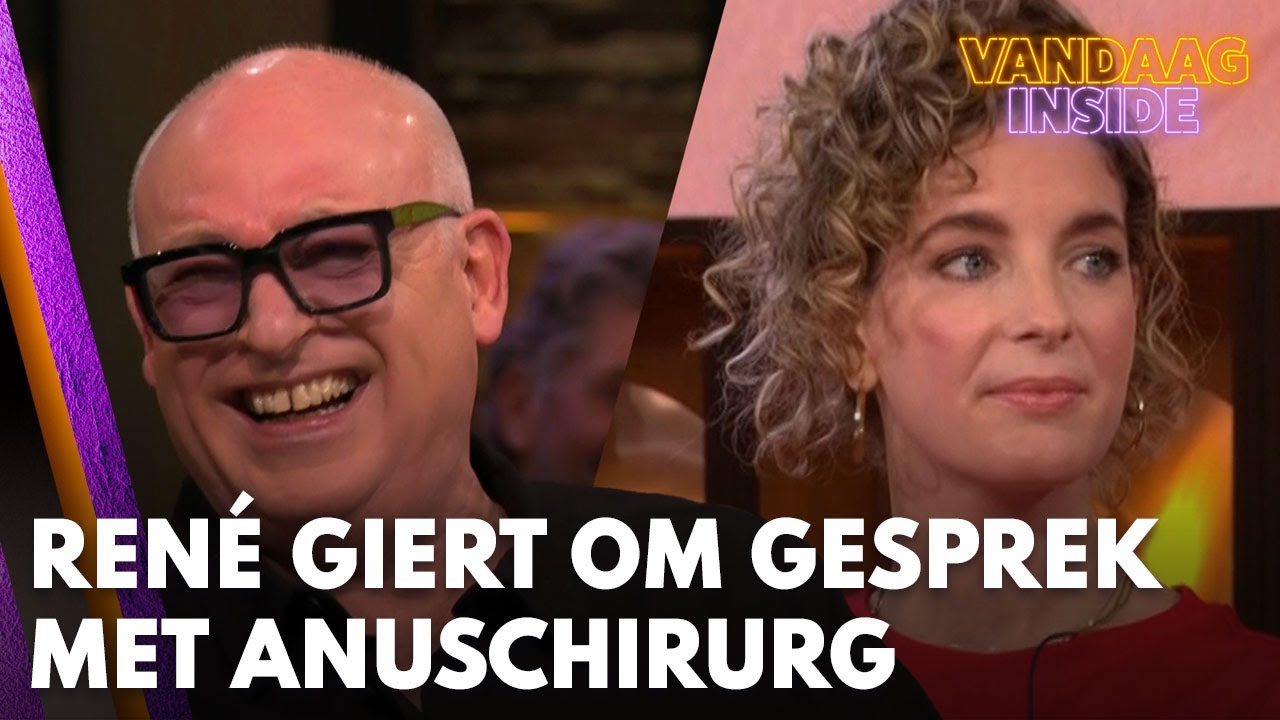 Ren&eacute; van der Gijp giert het uit om gesprek bij RTL Tonight met anuschirurg | VANDAAG INSIDE