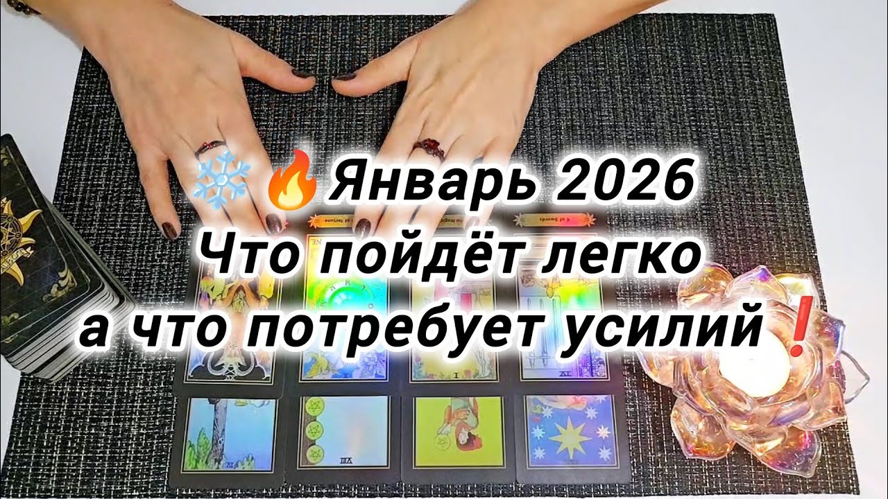 🔥ЧТО ТЕБЯ ЖДЁТ В ЯНВАРЕ 2026 ❓️ЧТО УХОДИТ И ЧТО ПРИХОДИТ  ТАРО ПРОГНОЗ  