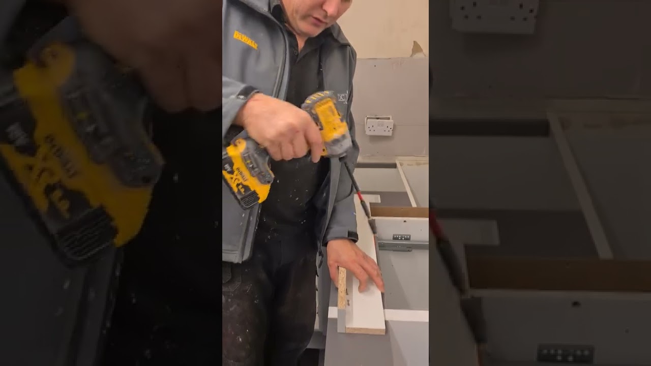 kitchen corner fillets #hintsandtips #howto #kitchencorners #fillitpanels