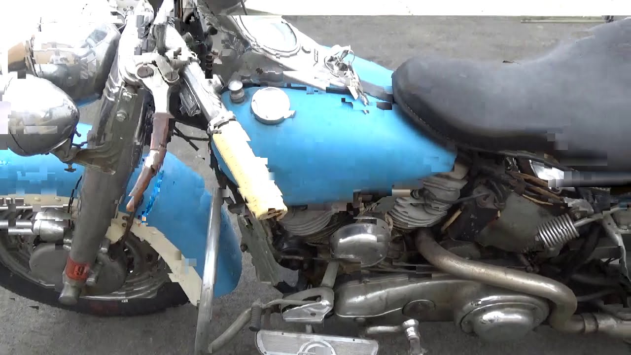 Hunting Harleys 1958 original paint factory custom Duo Glide Panhead