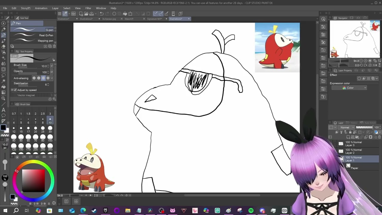 Drawing Streams (Part 3: A Pokemon And Misa Amane)