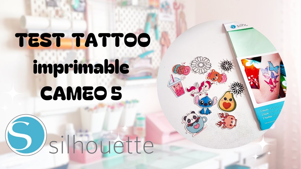 SILHOUETTE CAMEO 5 TATTOO imprimable #silhouette #scrapbooking