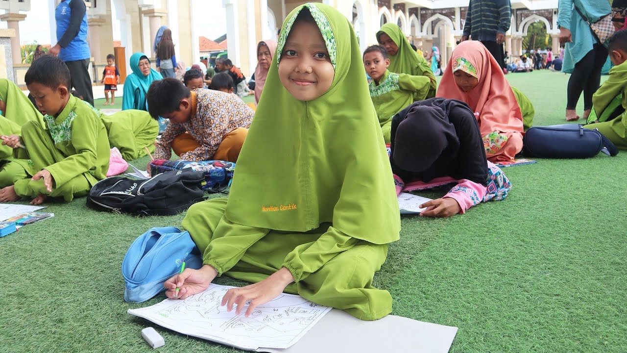 Liburan dan Lomba Mewarnai Anak Madrasah