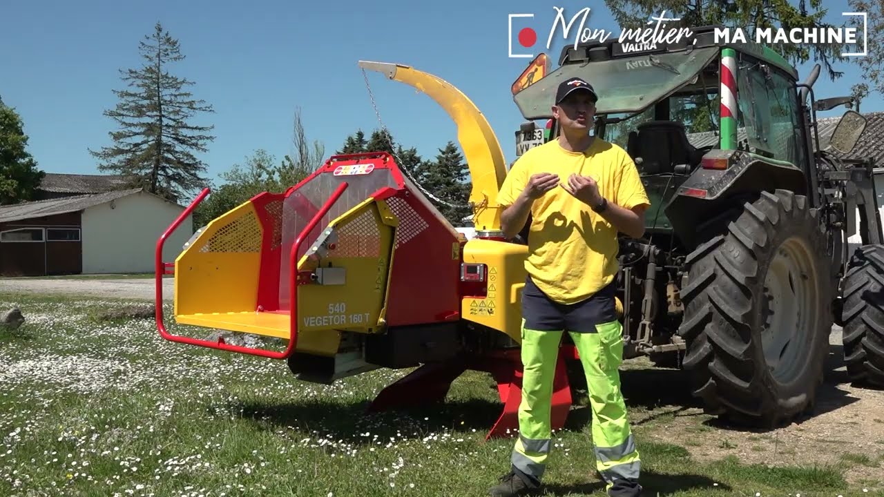 RABAUD - Mon métier, Ma machine : Broyeurs de branches VEGETOR 160 T dans une collectivité