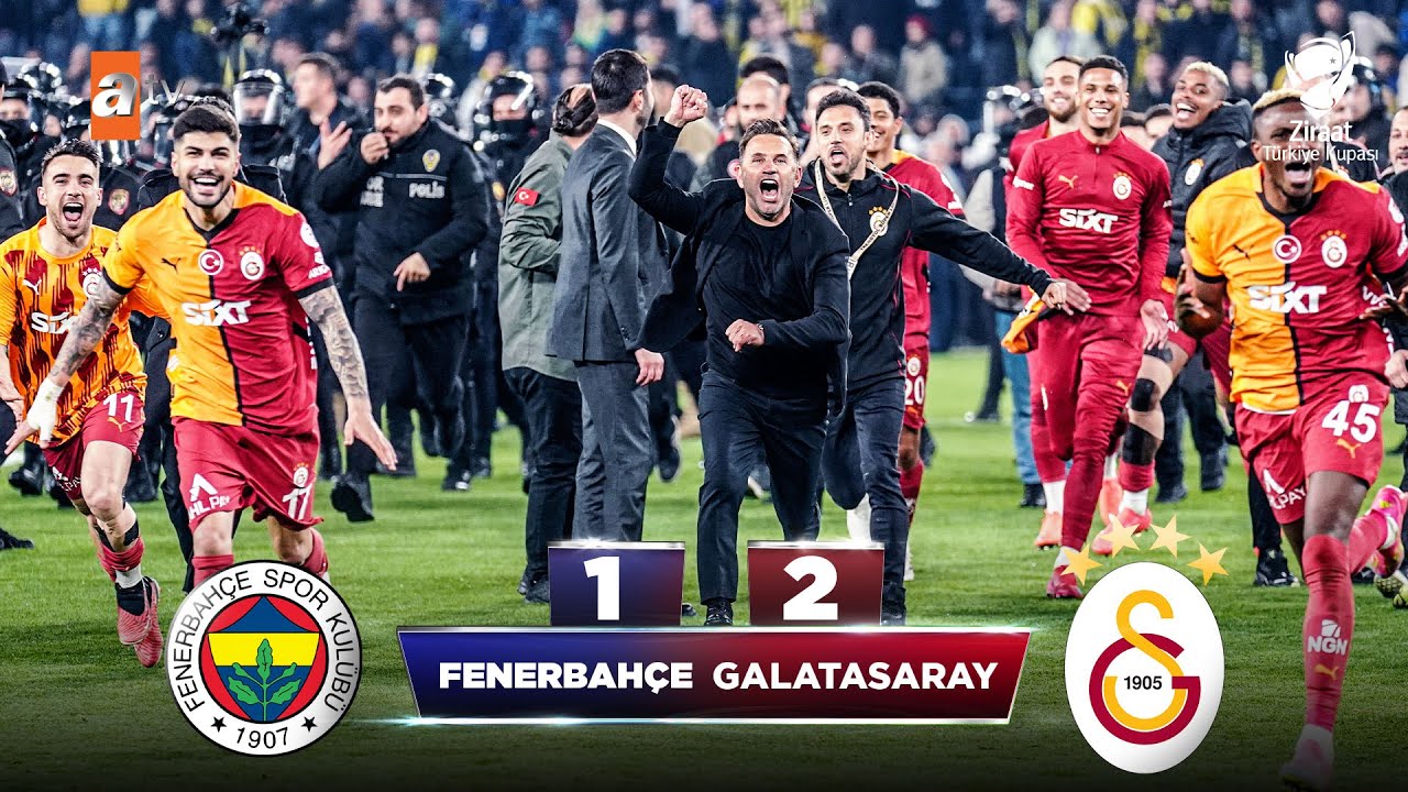 Galatasaray 2 - 1 Fenerbahçe | Ziraat Türkiye Kupası Çeyrek Final Maçı