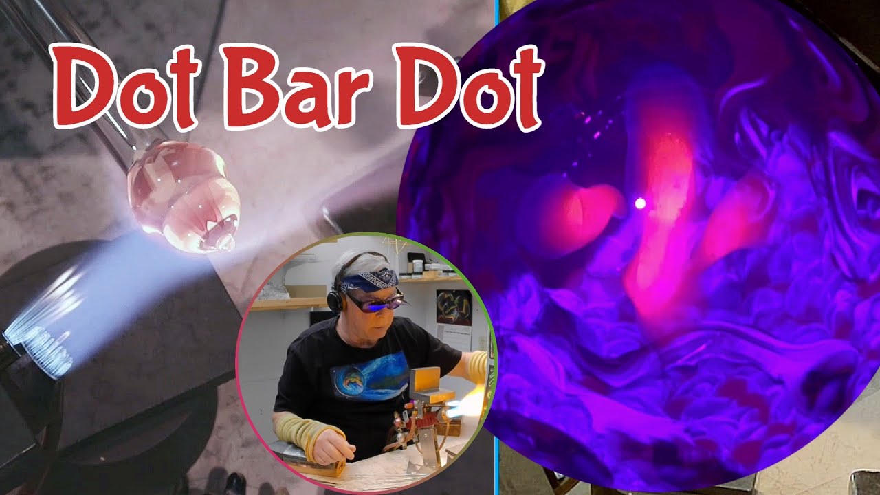 UV Reactive Vortex Marble Lampworking Demo - Episode #75
